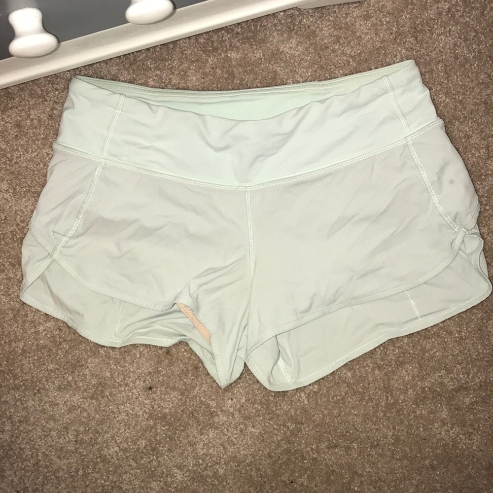 lululemon speed up shorts blue 2.5 inch